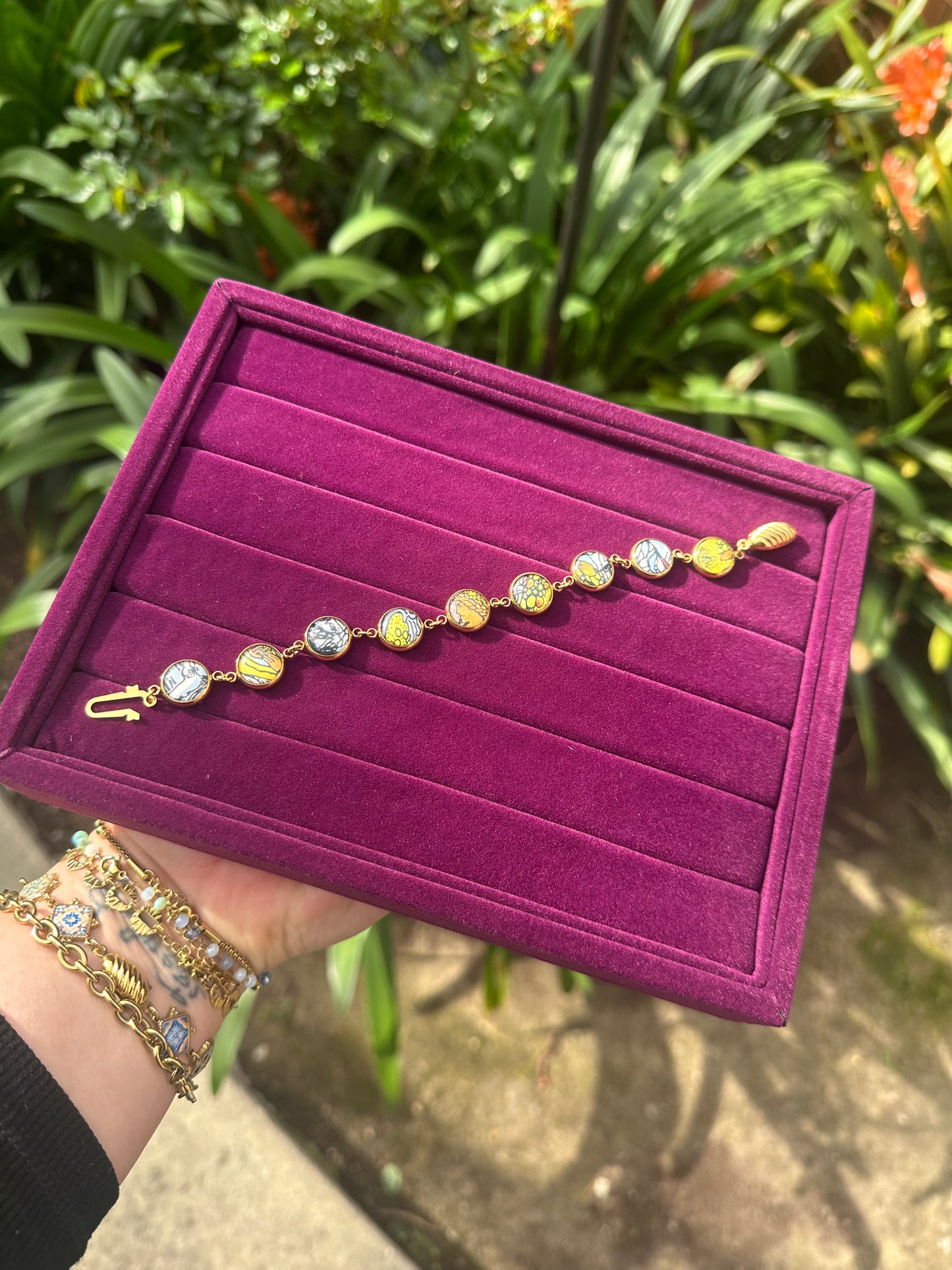 Queen of Cups: Tarot Card Bracelet