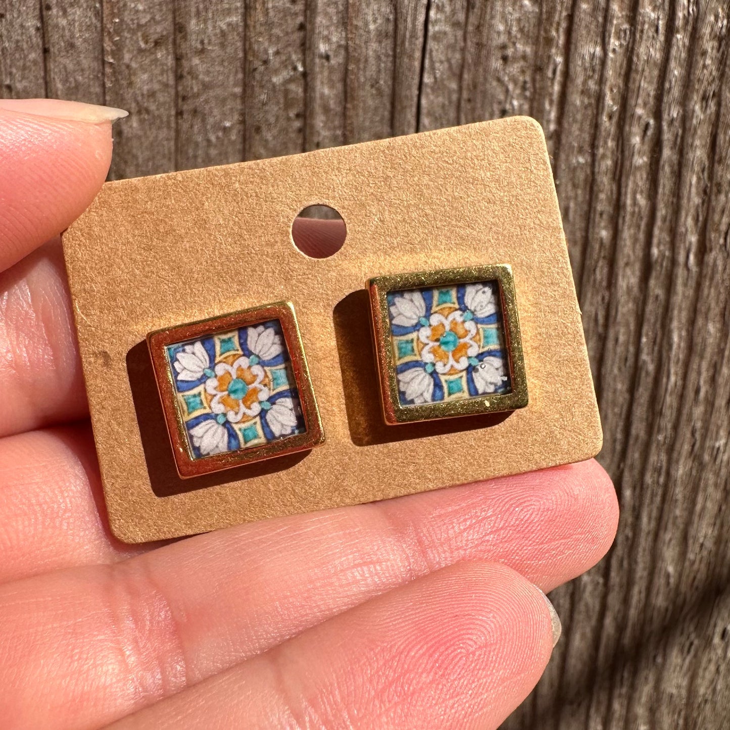 Flower Corners Tile Studs (Lobero Theater)