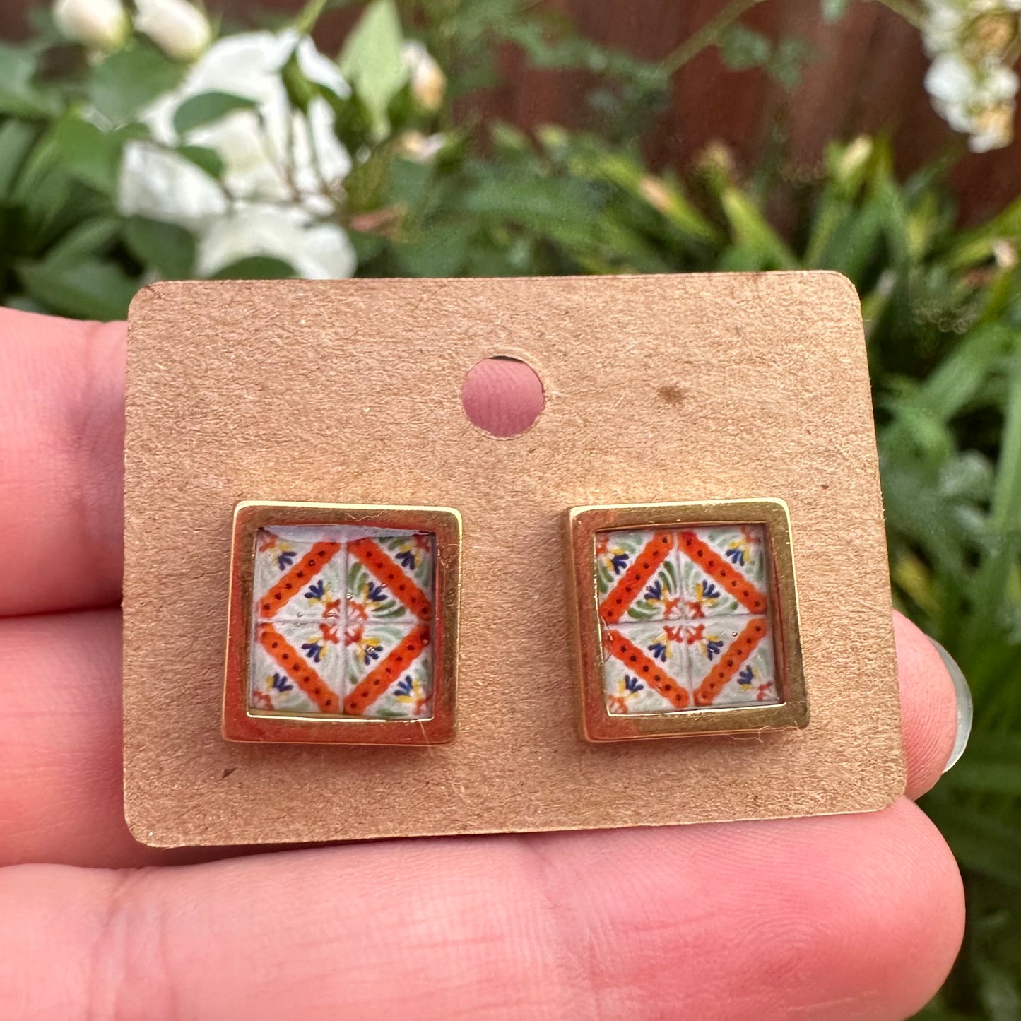 Watermelon Wreath Tile Studs (State and Figueroa St.)