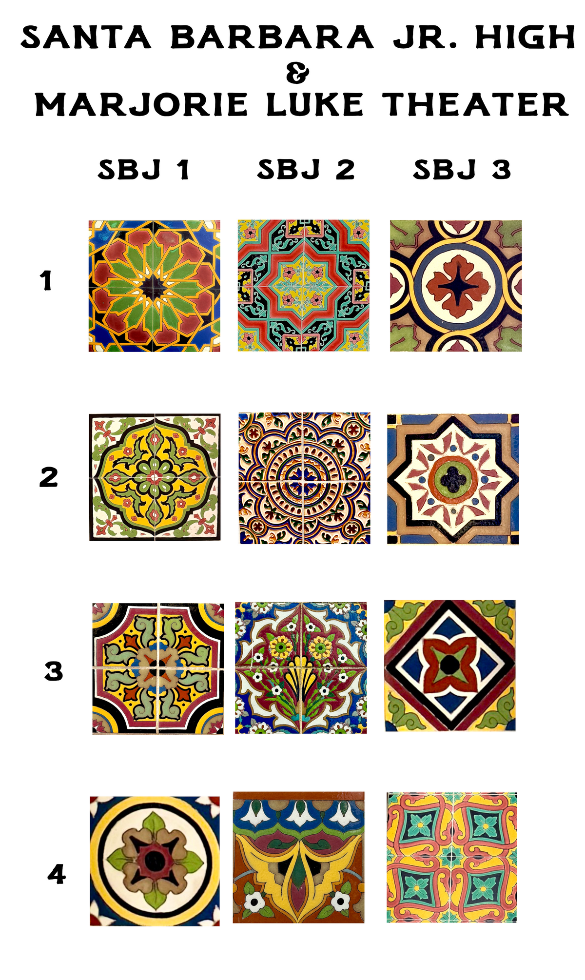 Choose your Tile: Hook Earrings (Santa Barbara Tiles to Go Jewelry)