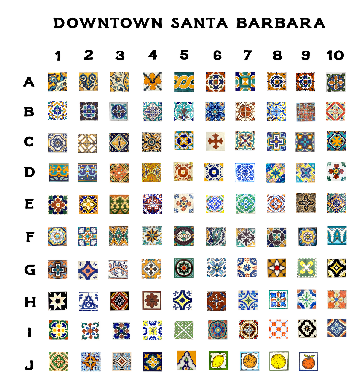 Choose your Tile: Hook Earrings (Santa Barbara Tiles to Go Jewelry)